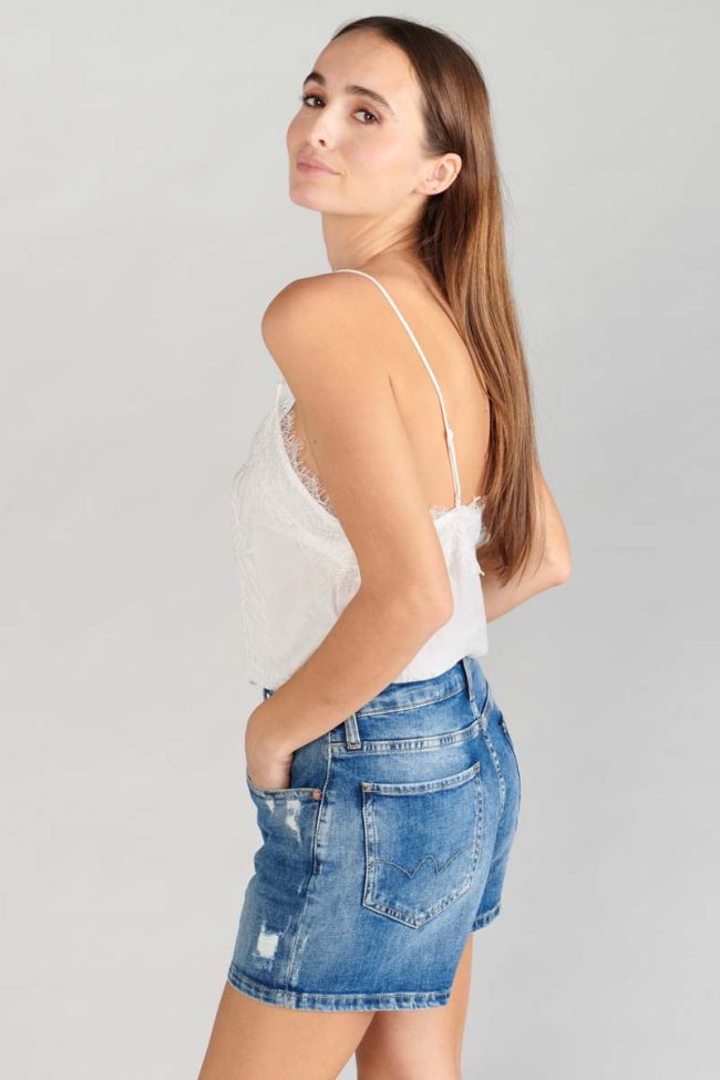 Off-white jacquard Luiss camisole bodysuit