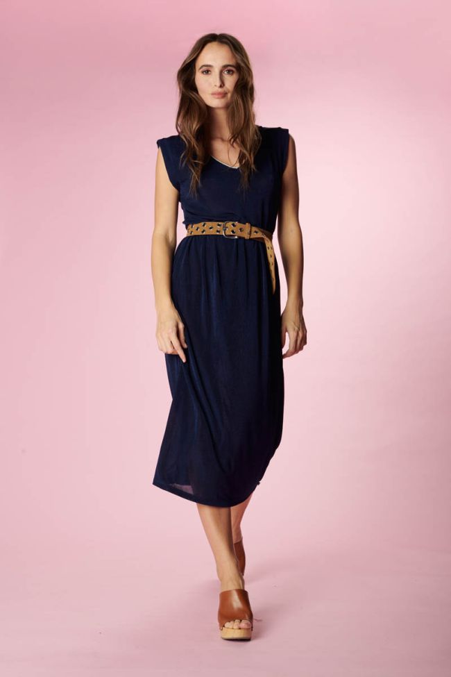 Navy blue Nata maxi dress