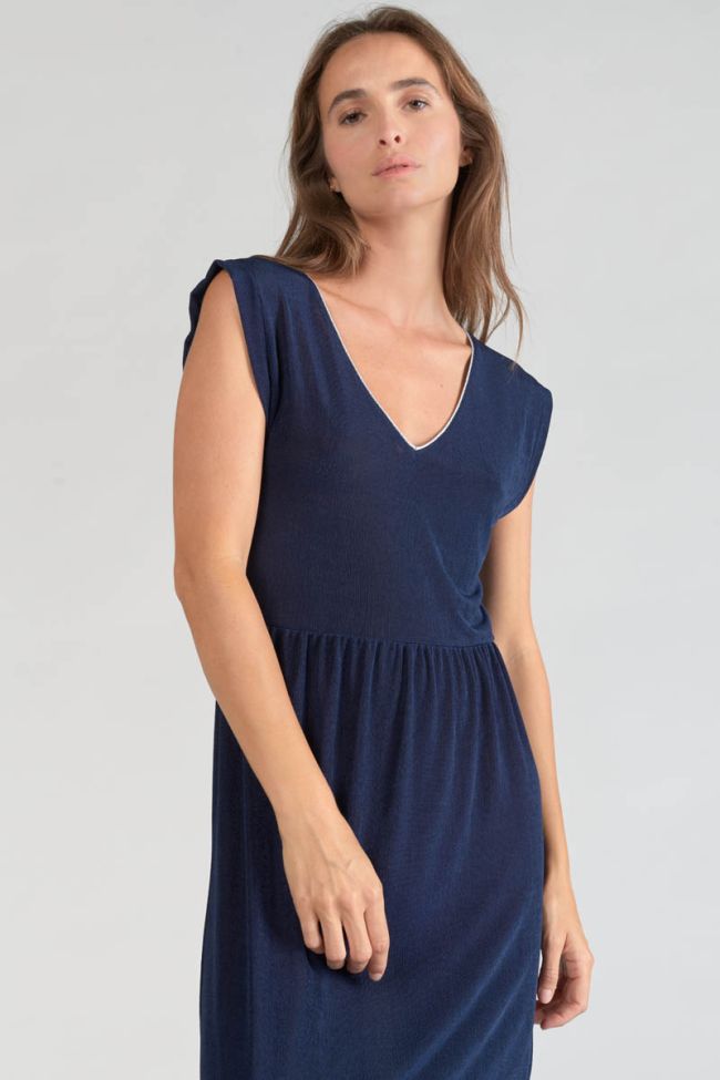 Navy blue Nata maxi dress