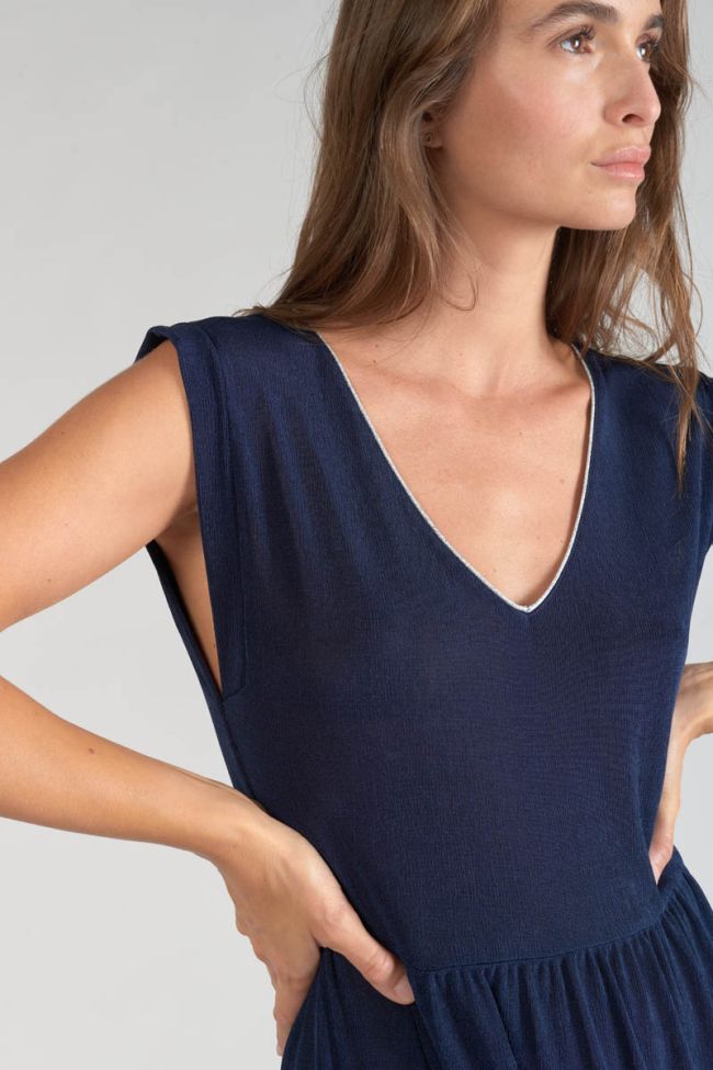 Navy blue Nata maxi dress