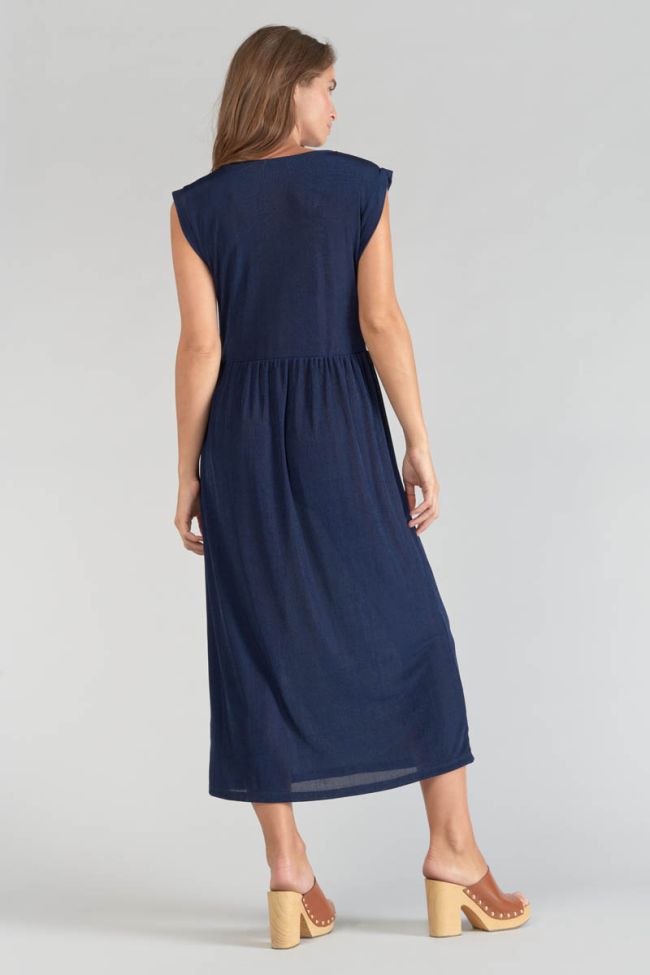 Navy blue Nata maxi dress