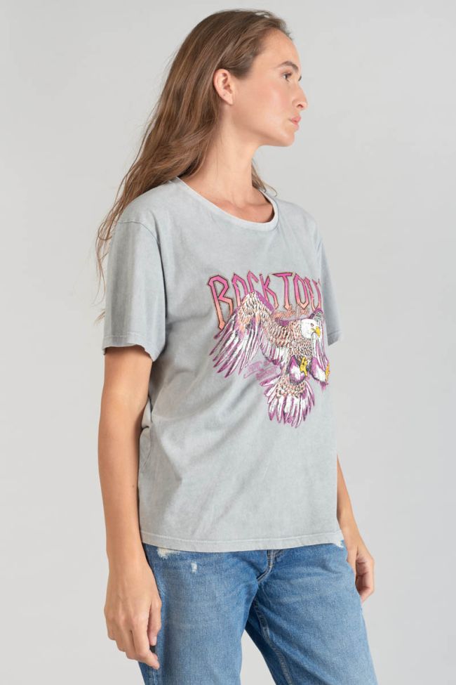 Nixon light grey faded t-shirt