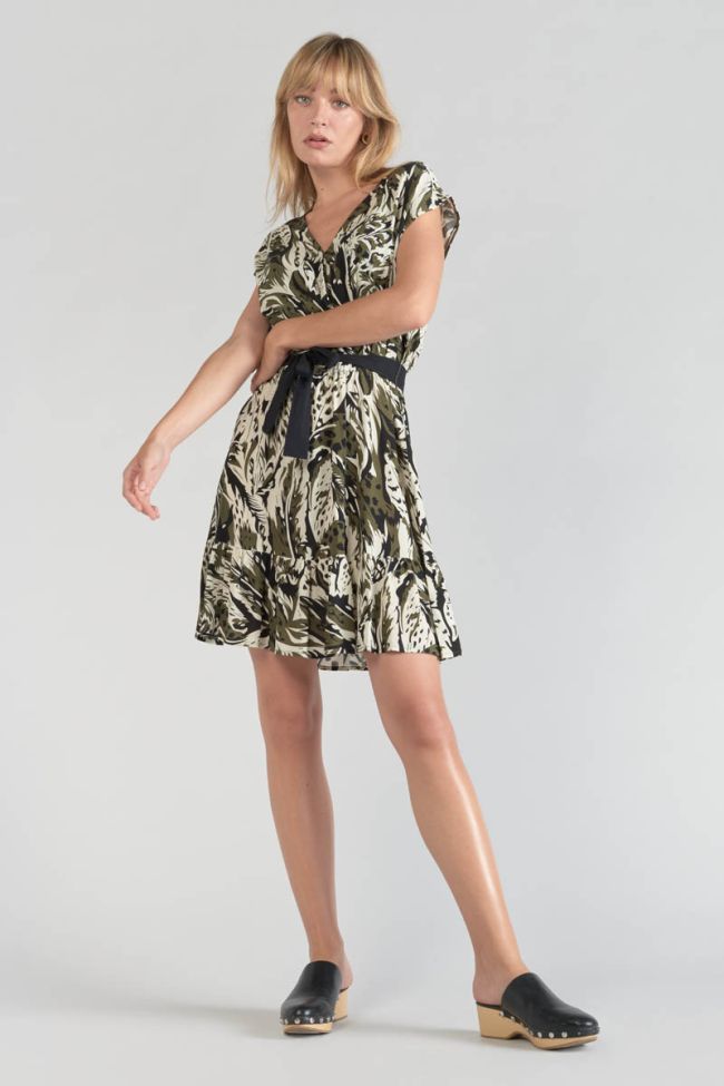 Robe Page à motif jungle