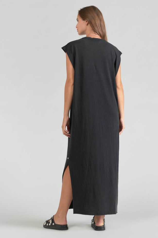 Black Poppy maxi dress