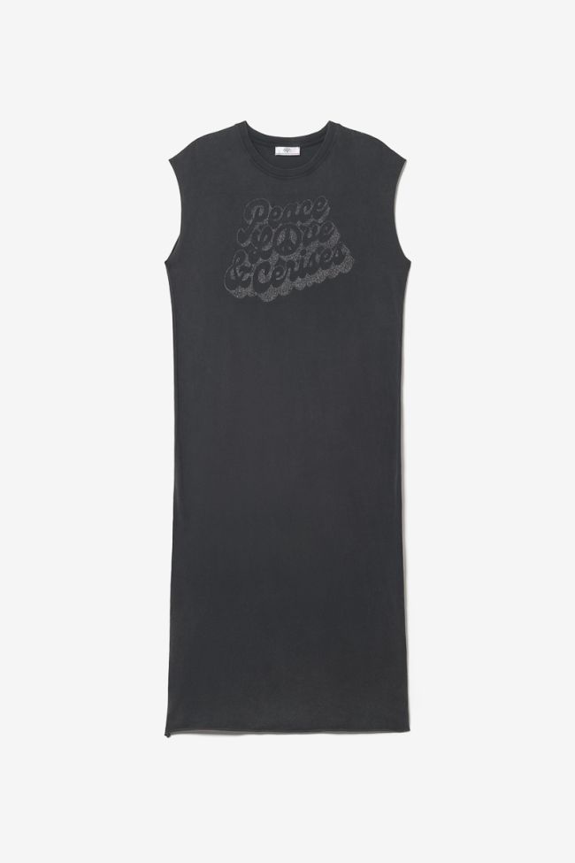 Black Poppy maxi dress