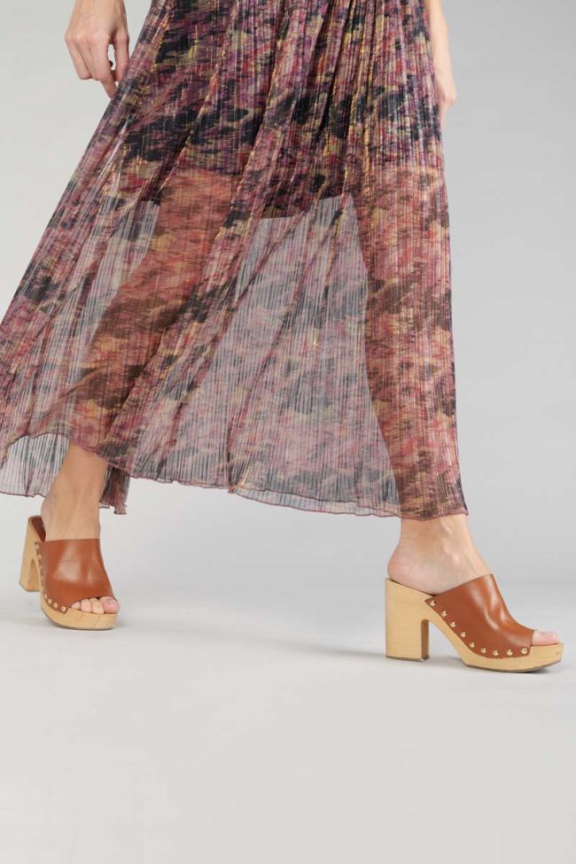 Long iridescent Ran skirt