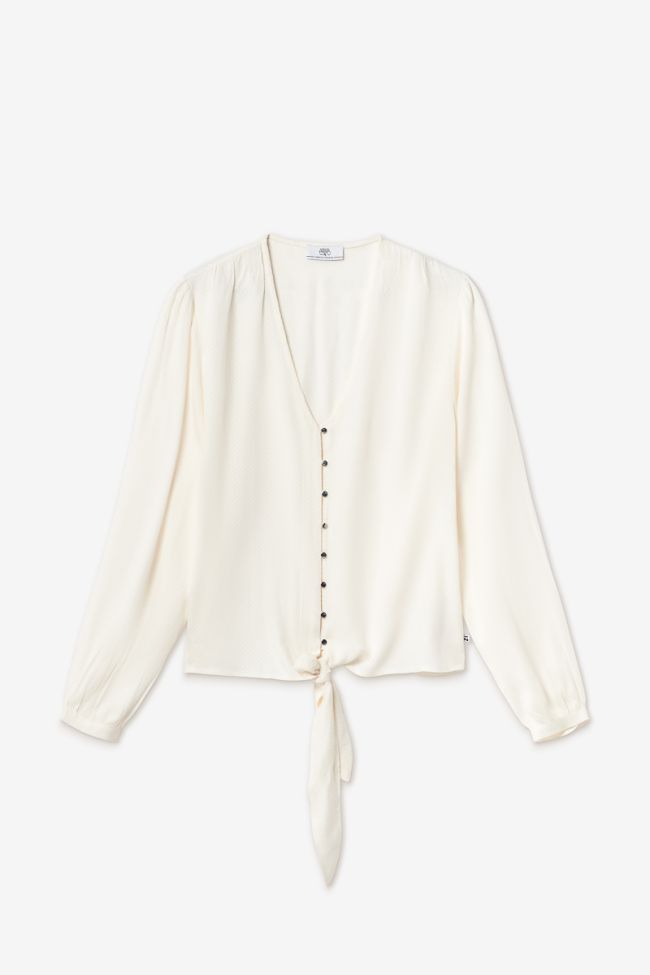 Cream jacquard Tala blouse