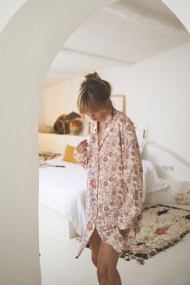 Paisley print Tita shirt dress