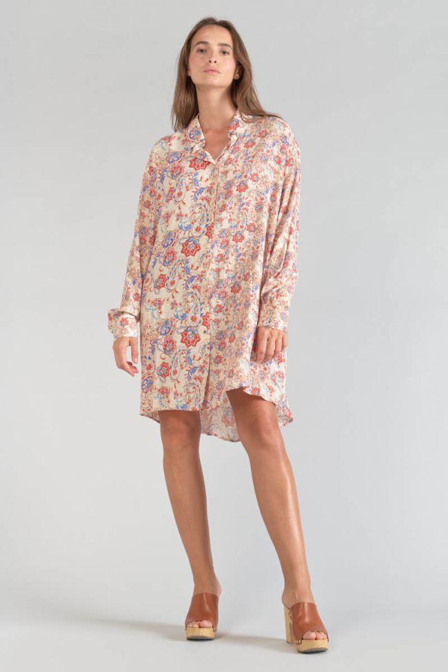 Paisley print Tita shirt dress