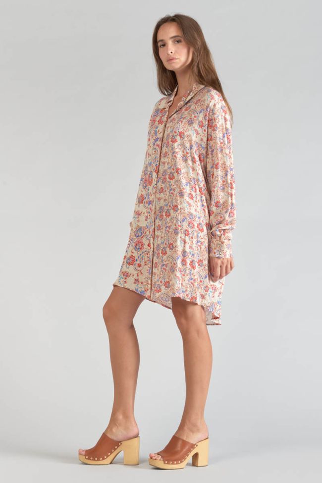 Paisley print Tita shirt dress