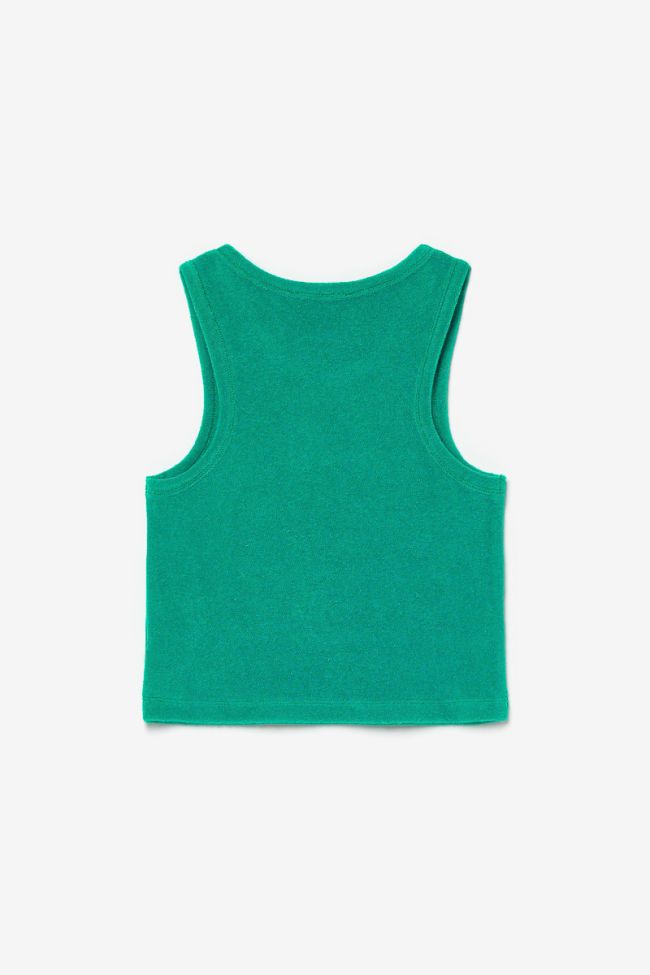 Tropical green Bialagi crop top