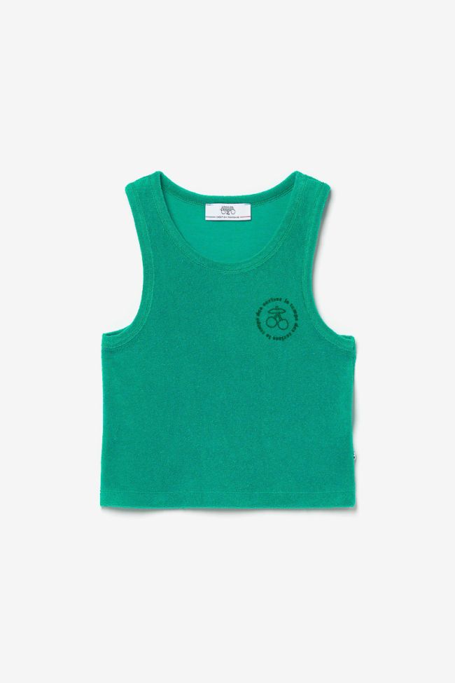 Tropical green Bialagi crop top