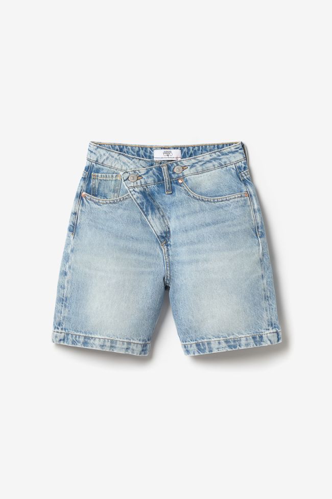 Faded blue denim Casa Bermuda shorts