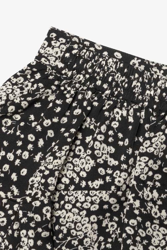 Black and white floral Cassandgi skort