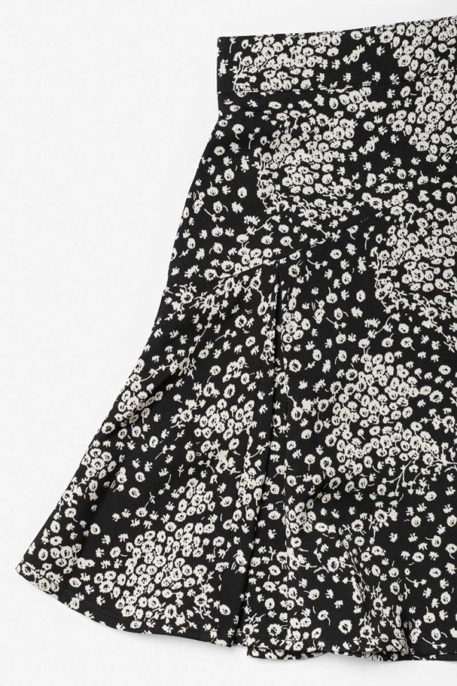 Black and white floral Cassandgi skort