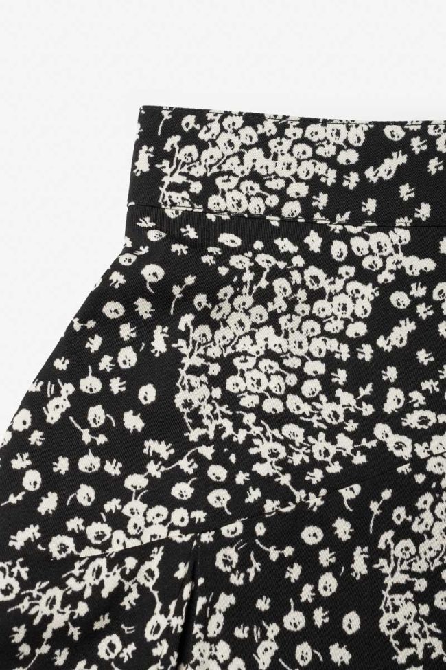 Black and white floral Cassandgi skort