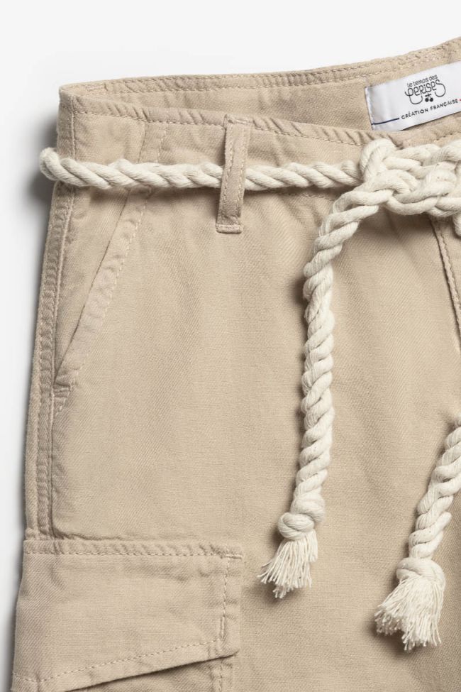 Sandy beige Caste cargo trousers