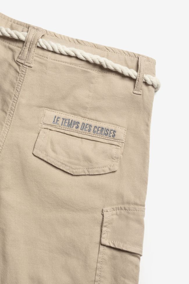 Sandy beige Caste cargo trousers