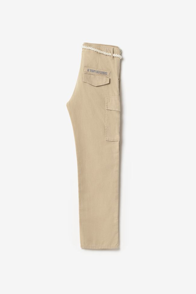 Sandy beige Caste cargo trousers