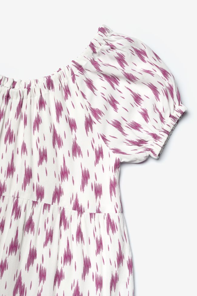 Purple print Kylagi dress