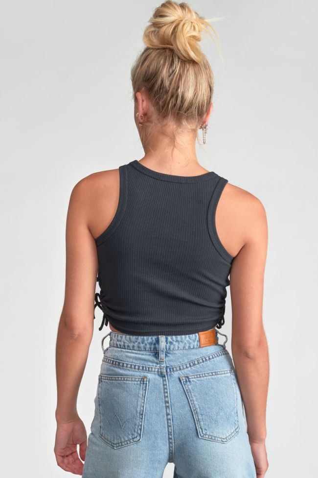 Black Maragi crop top