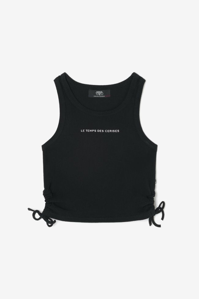 Black Maragi crop top