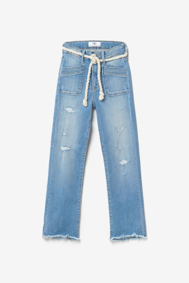 Jeans regular Precia 7/8th destroy blue N°4