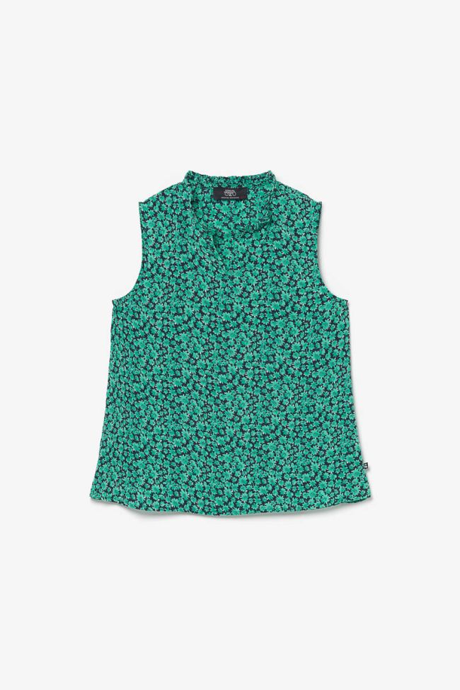 Green print Safiyagi top