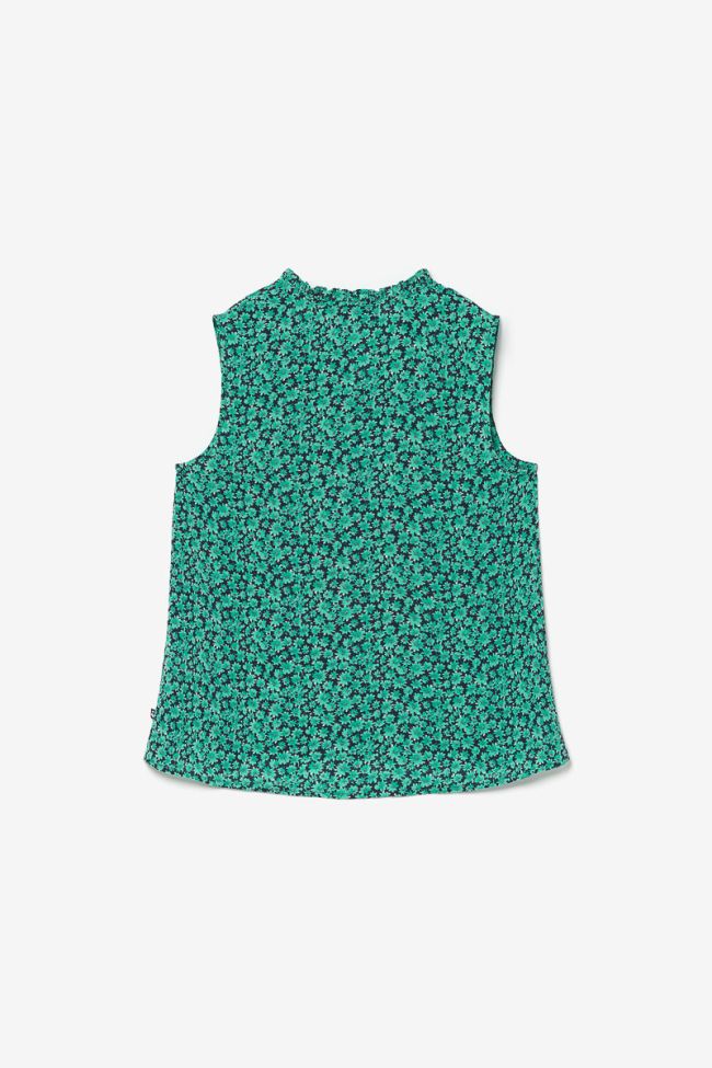 Green print Safiyagi top