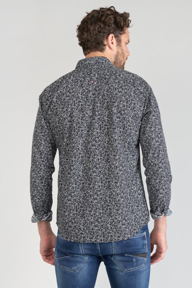 Black and white floral Fibor shirt