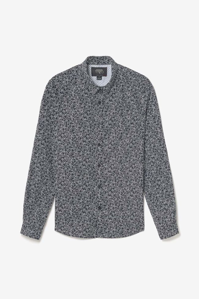 Black and white floral Fibor shirt