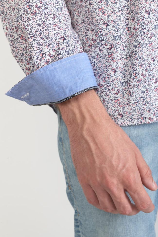 Pink floral Flam shirt