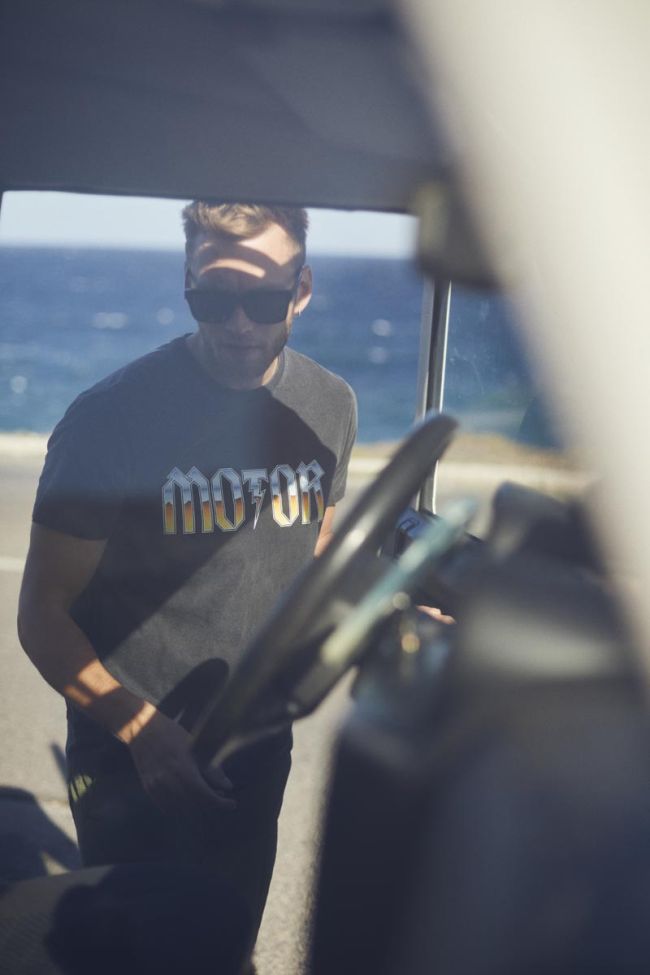 Faded grey printed Gabrent t-shirt