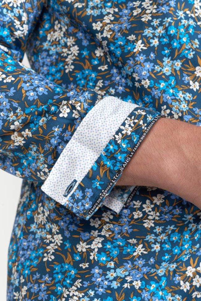 Blue floral Griba shirt