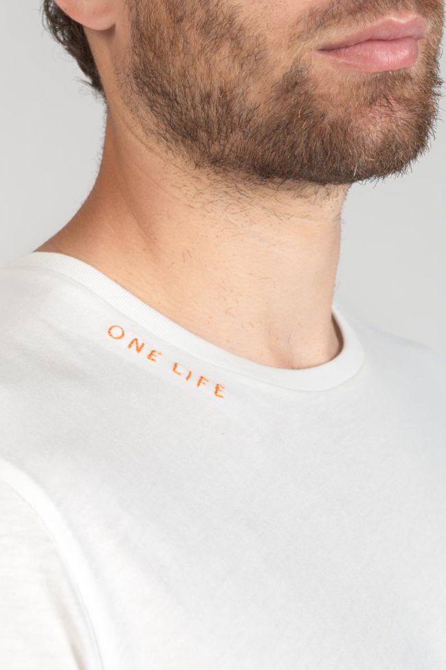 Printed white Ian t-shirt