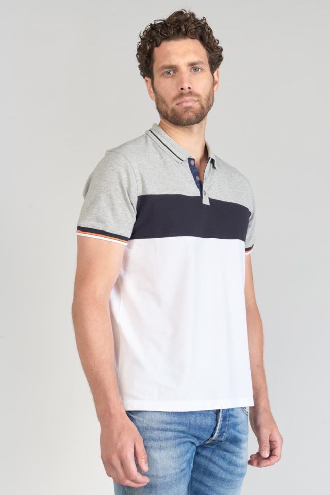 Three-tone Leos polo shirt