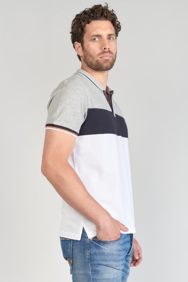Three-tone Leos polo shirt