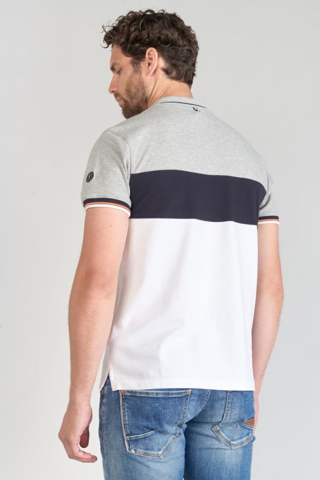 Three-tone Leos polo shirt
