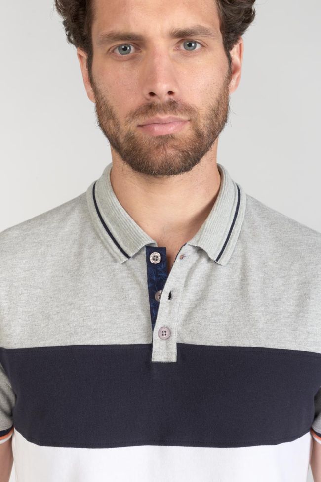 Three-tone Leos polo shirt