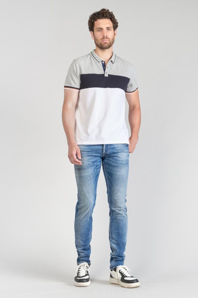 Three-tone Leos polo shirt