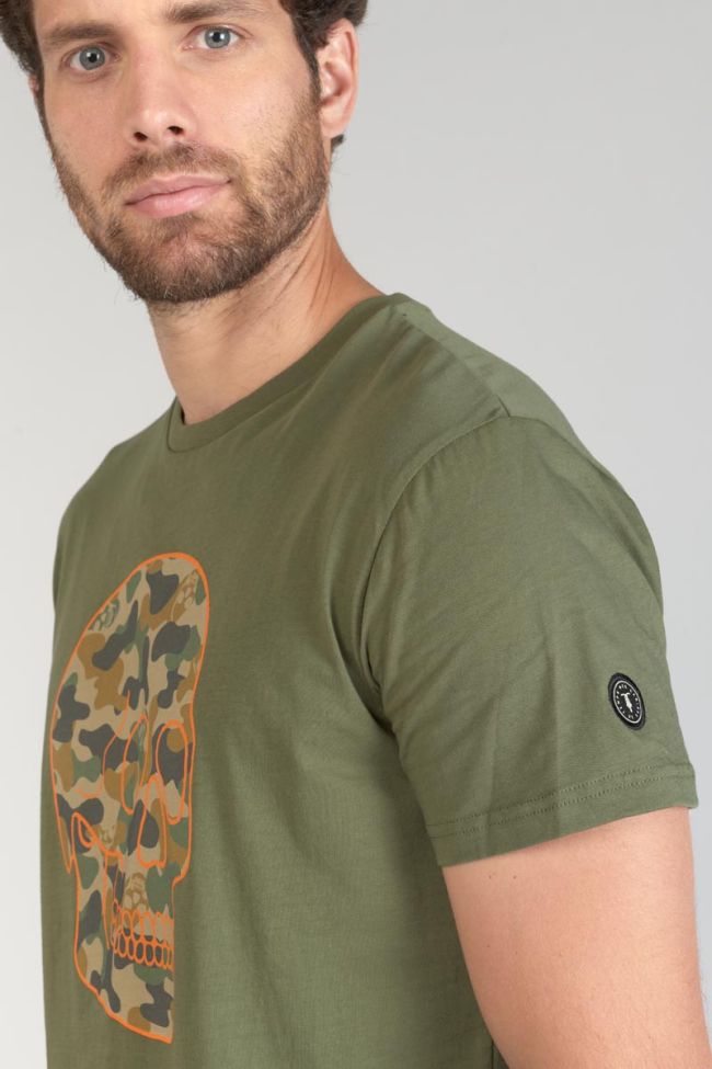 Printed khaki Machida t-shirt