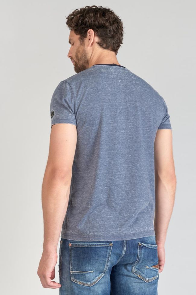 Faded blue marl Mavoc T-shirt