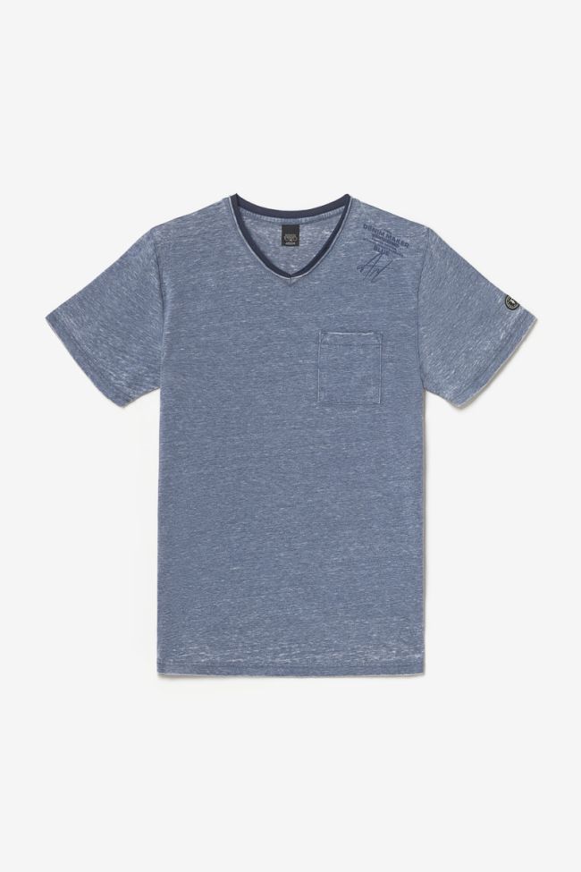 Faded blue marl Mavoc T-shirt