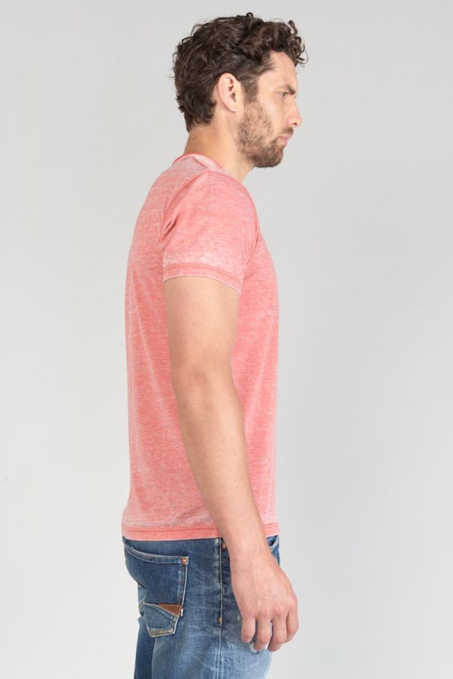 Faded red marl Mavoc t-shirt