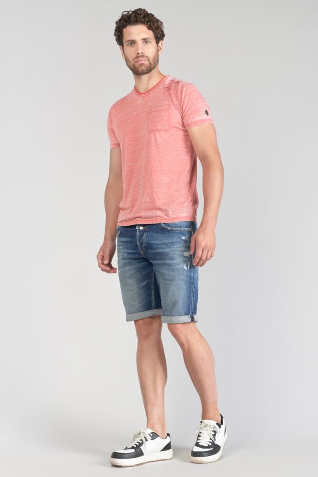 Faded red marl Mavoc t-shirt