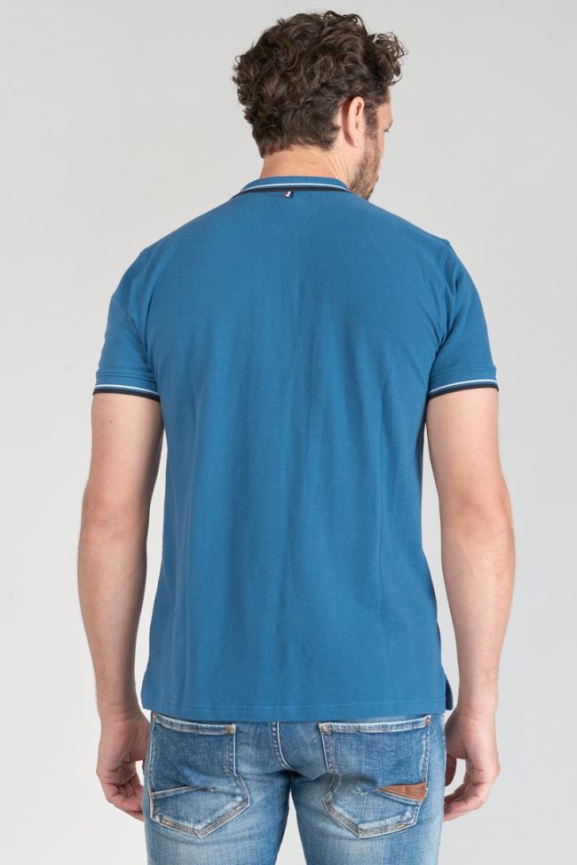 Petrol blue Mota polo shirt