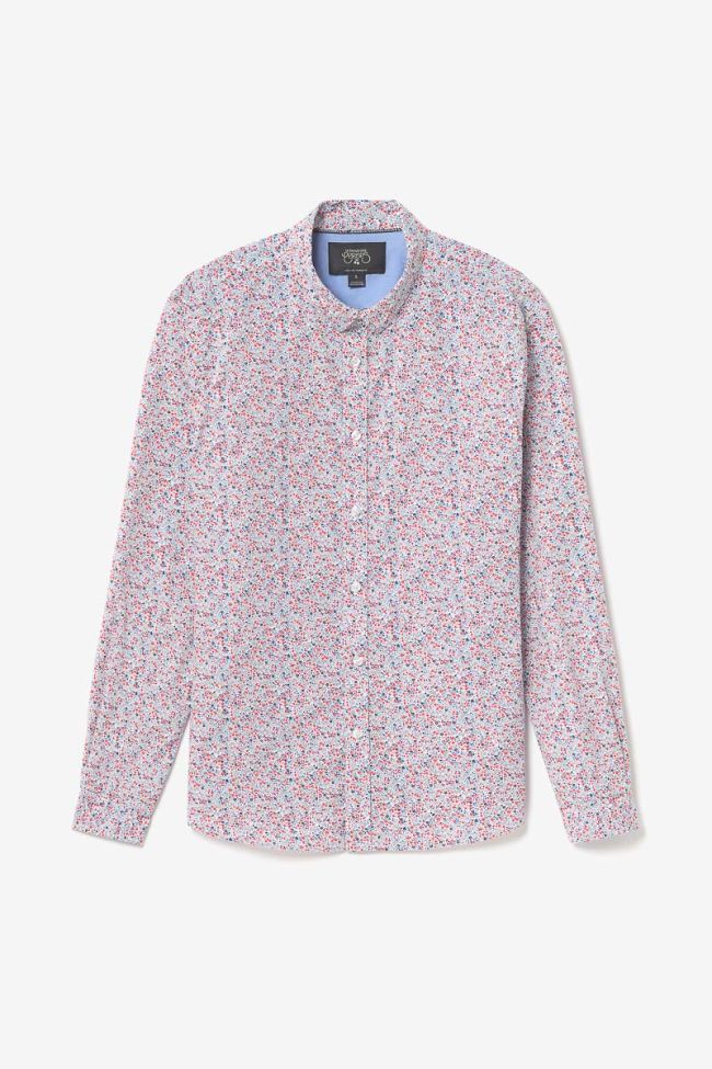 Red and blue floral Rodel shirt