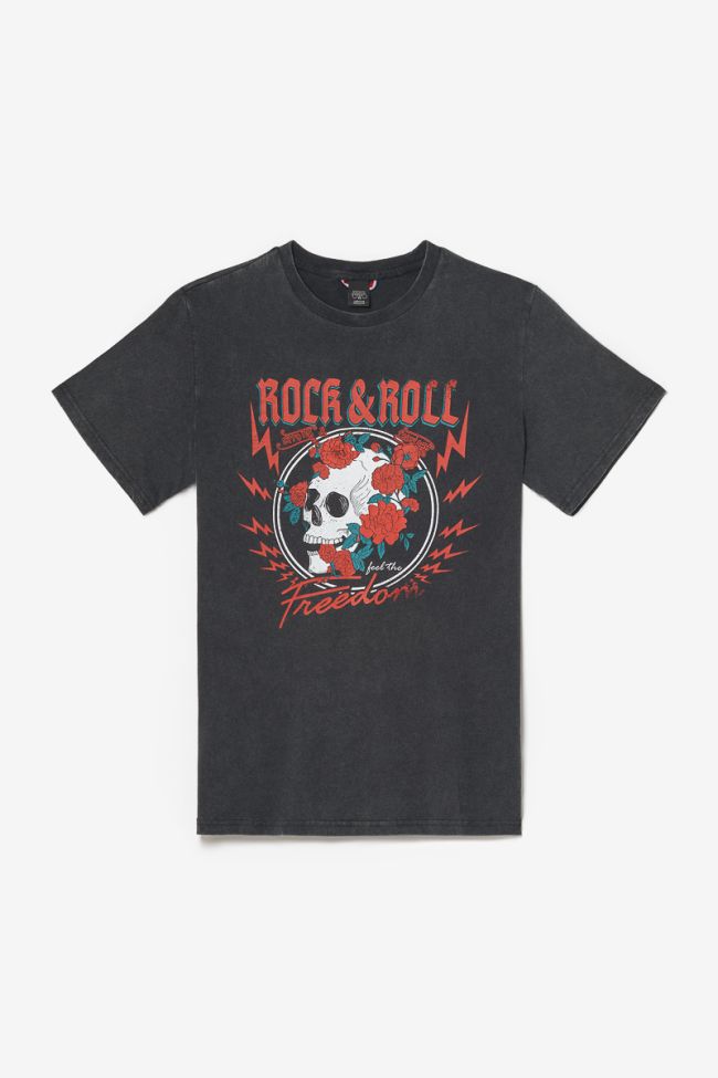 Faded grey printed Stipe t-shirt