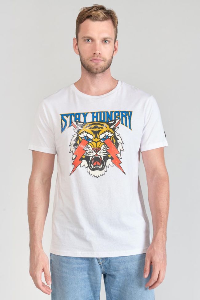 Printed white Yair t-shirt