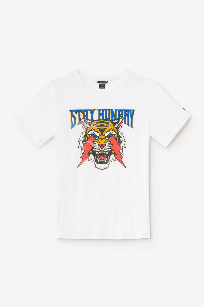 Printed white Yair t-shirt